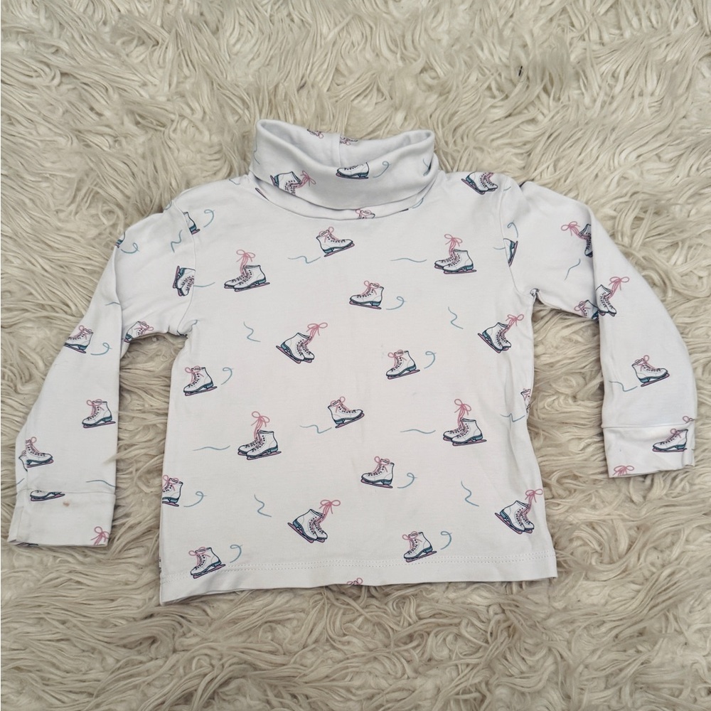 Little English Ice Skating Turtleneck Size 3T